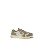 Prada Beige Kalveskinn Bos Taurus Athletic Sneakers