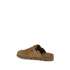 Prada Beige Kalveskinn Bos Taurus Mules