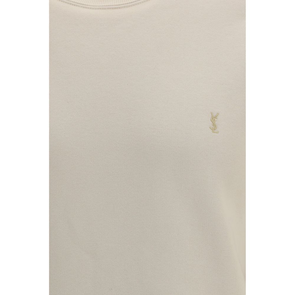 Saint Laurent beige bomullsgenser