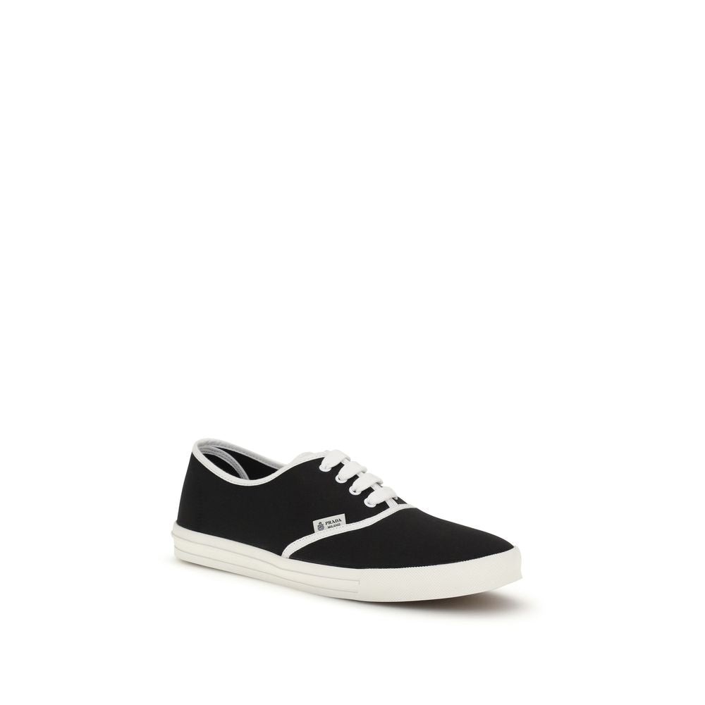 Prada sorte atletiske sneakers i bomull