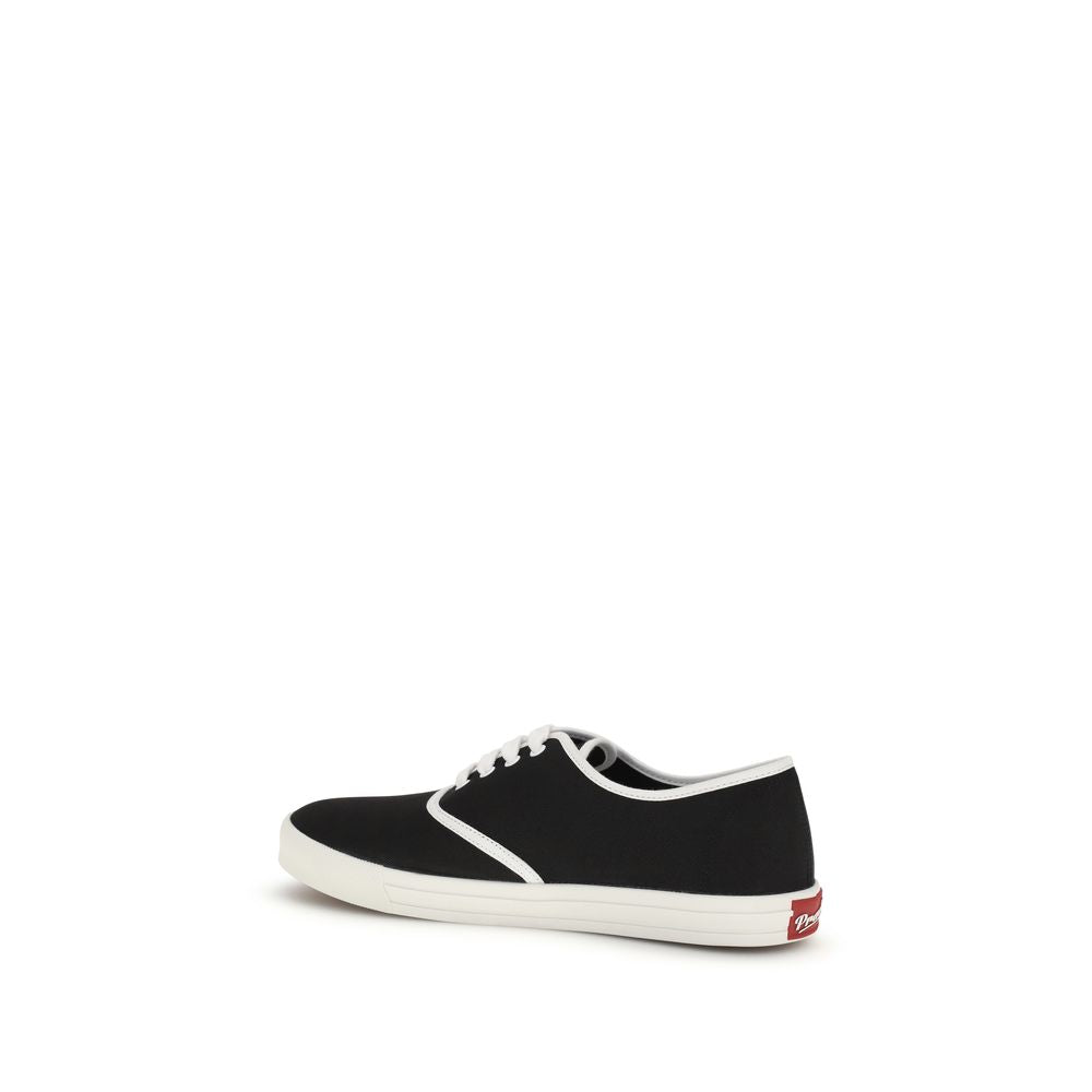 Prada sorte atletiske sneakers i bomull
