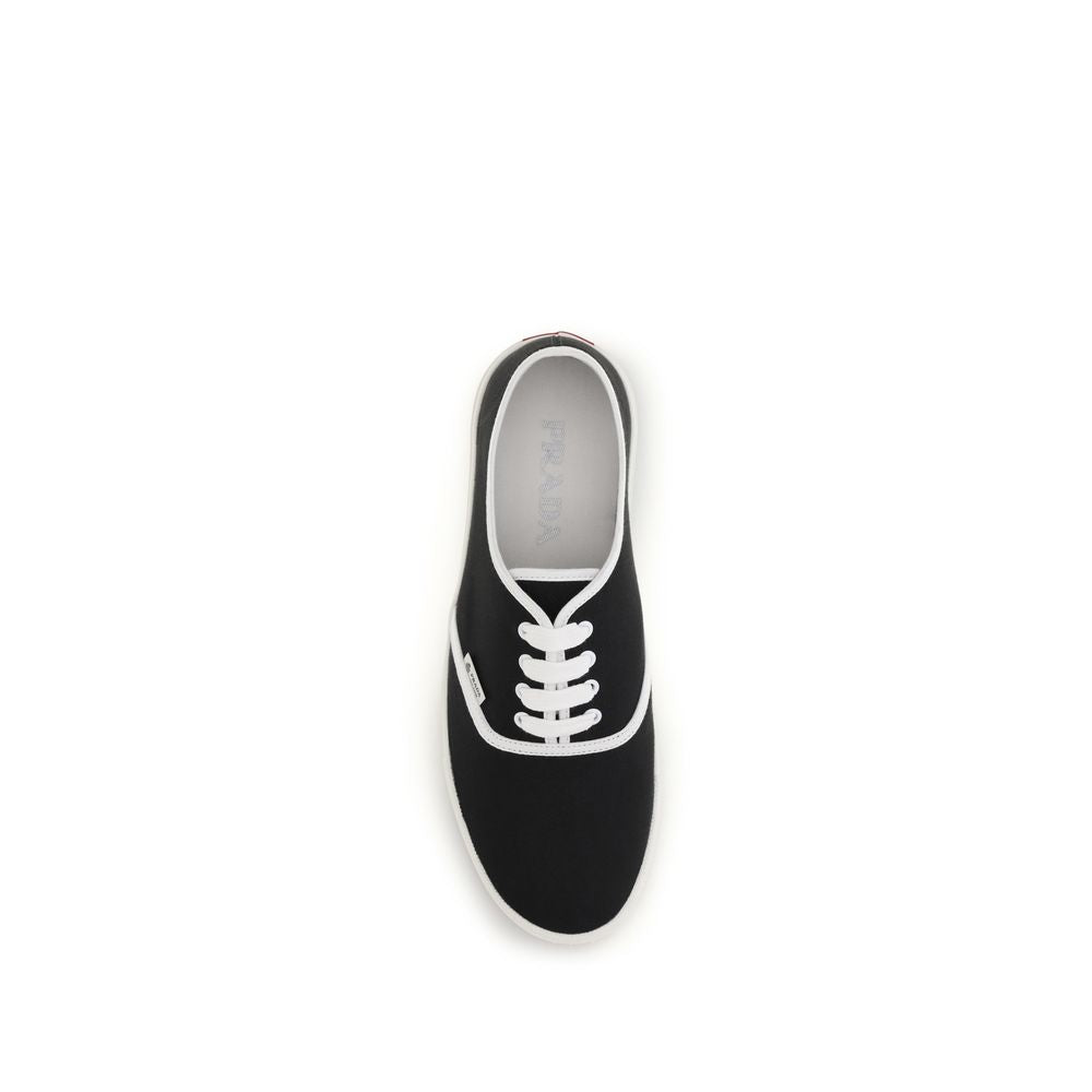 Prada sorte atletiske sneakers i bomull