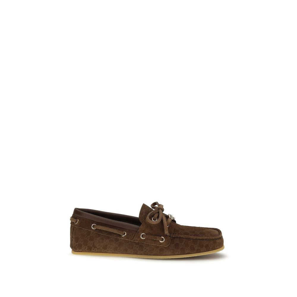 Gucci Brune Kalveskinn Bos Taurus Slip-On Loafers