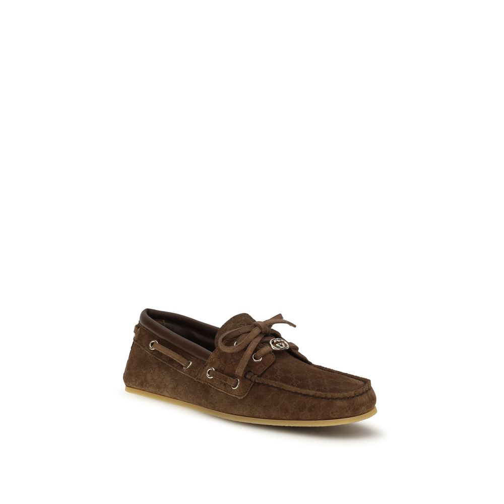 Gucci Brune Kalveskinn Bos Taurus Slip-On Loafers