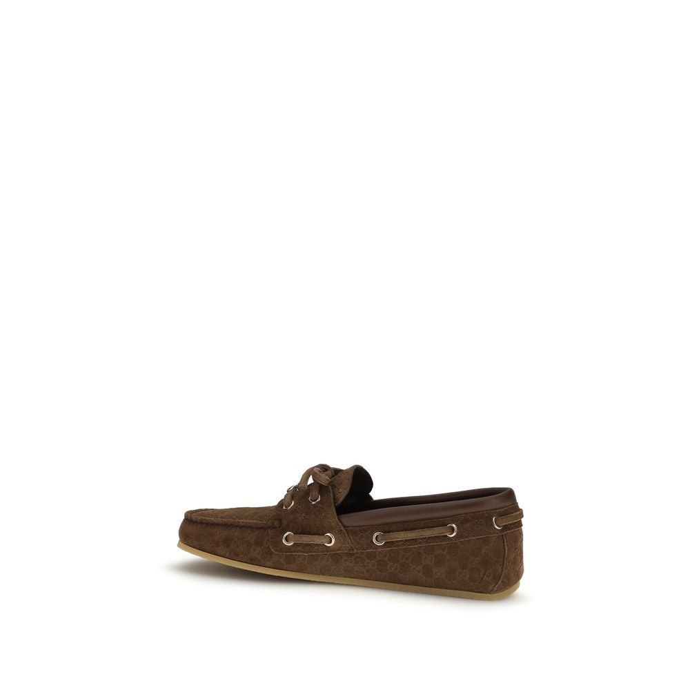 Gucci Brune Kalveskinn Bos Taurus Slip-On Loafers