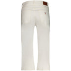 Guess Jeans Bianco Bomull Capri til dame