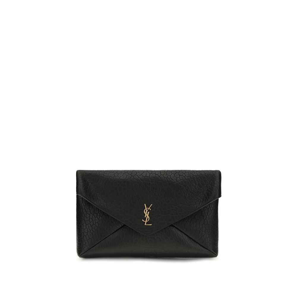 Saint Laurent svart lam Ovis Aries Aries skulderveske