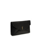 Saint Laurent svart lam Ovis Aries Aries skulderveske