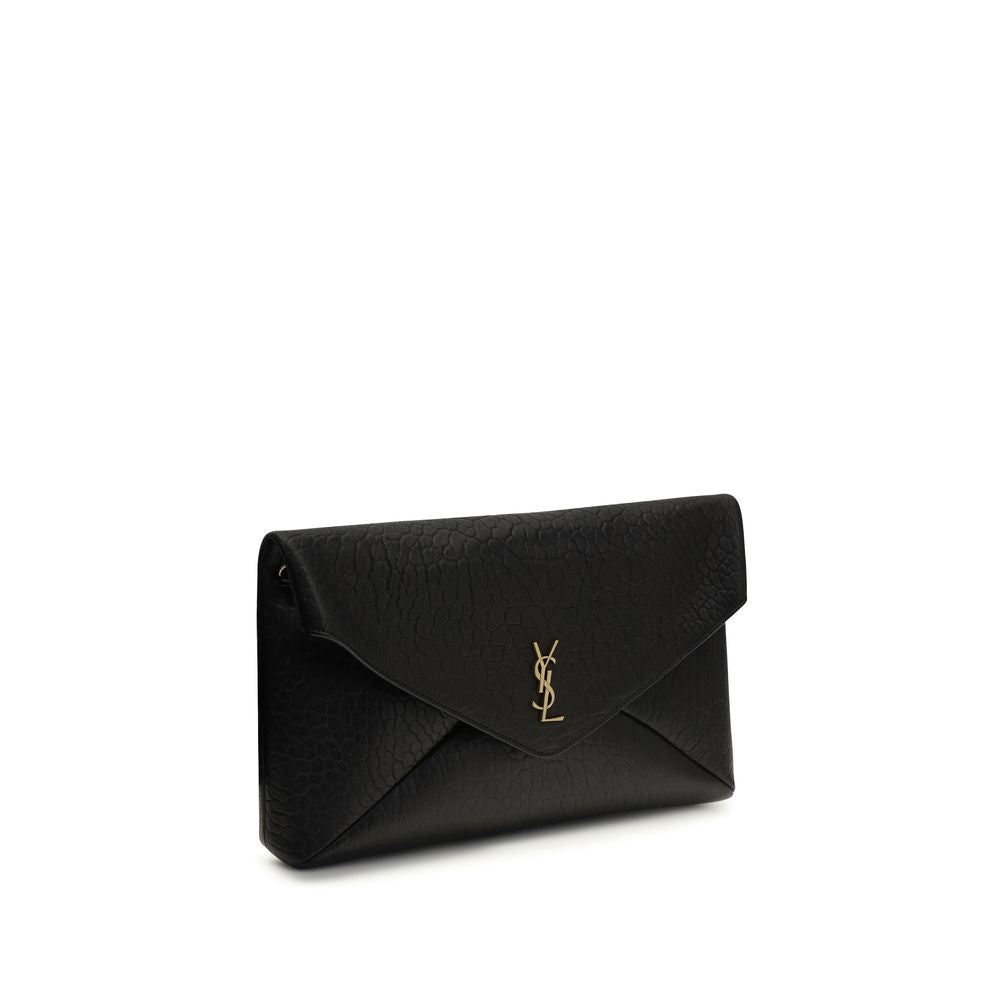 Saint Laurent svart lam Ovis Aries Aries skulderveske