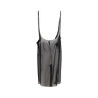 Prada Black Polyester Midi Skirt