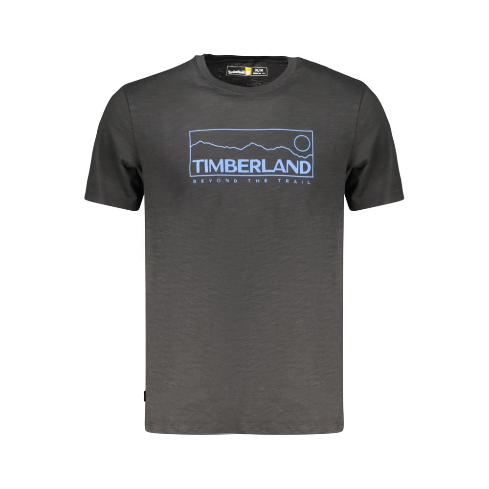 Timberland svart t-skjorte i bomull til herre
