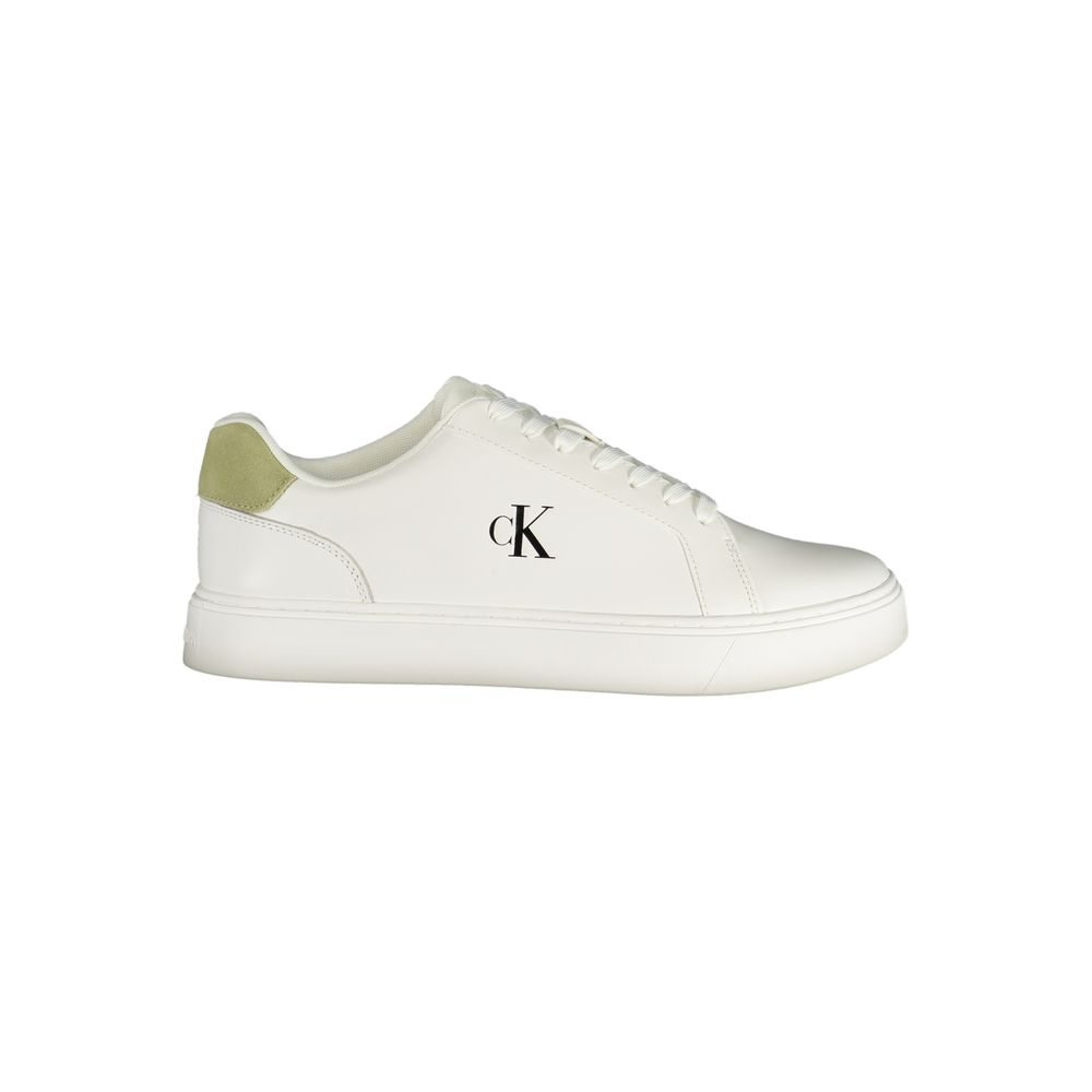 Calvin Klein Bianco Polyurethane Menn Sneaker