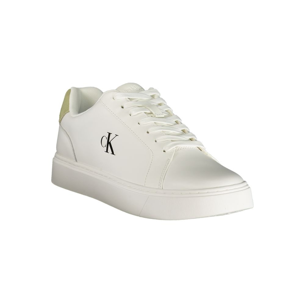 Calvin Klein Bianco Polyurethane Menn Sneaker
