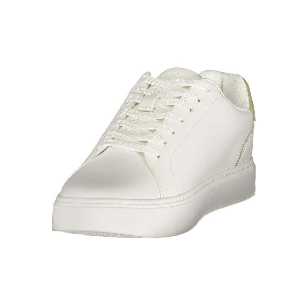Calvin Klein Bianco Polyurethane Menn Sneaker