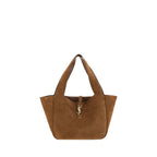 Saint Laurent Brown Calf Leather Bos Taurus Shoulder Bag