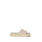 Moncler Beige Gummisandaler