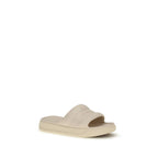 Moncler Beige Gummisandaler