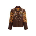Versace Brown Fabric Shirt