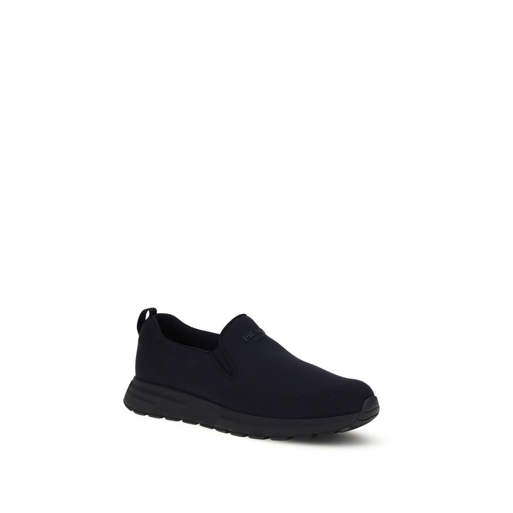 Prada lave sneakers i resirkulert polyamid, blå