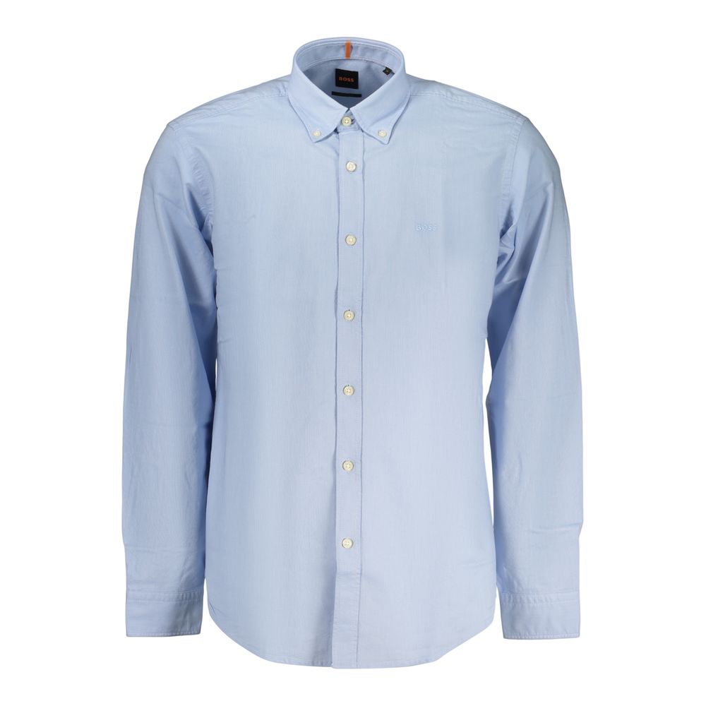 Hugo Boss Azzurro bomullsskjorte for menn