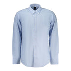 Hugo Boss Azzurro bomullsskjorte for menn