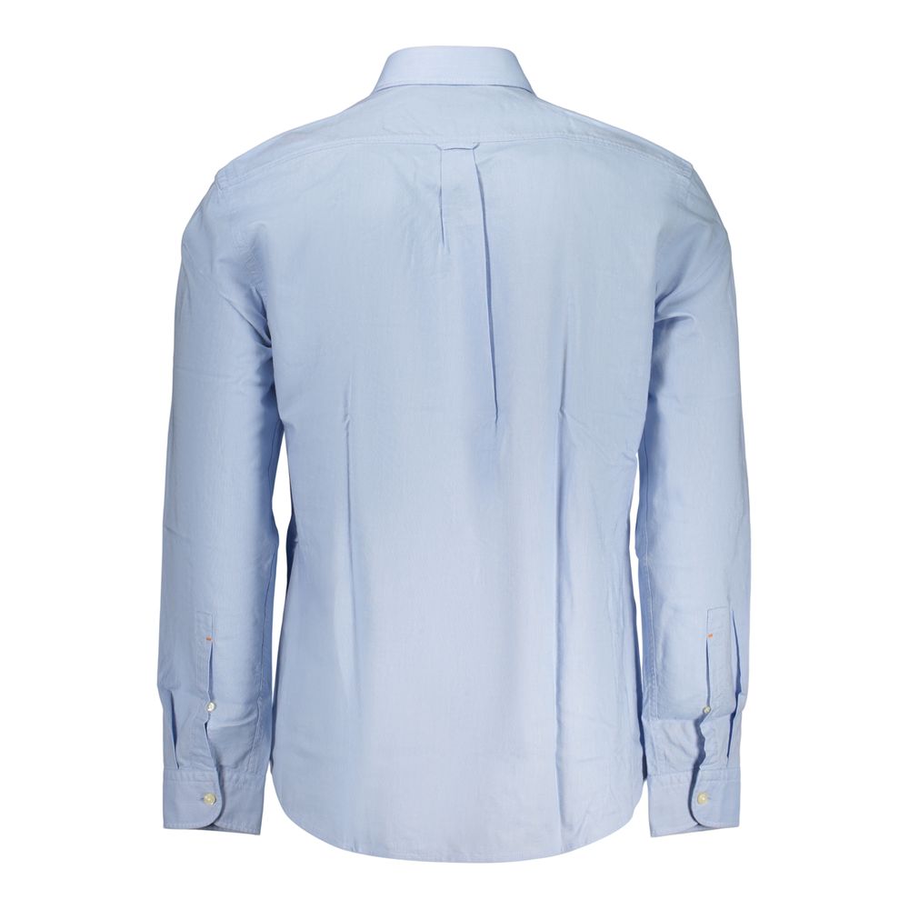 Hugo Boss Azzurro bomullsskjorte for menn