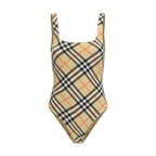 Burberry beige badedrakt i polyamid