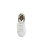 Alexander McQueen hvite tykke sneakers i kalveskinn av Bos Taurus