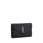 Saint Laurent svart lam Ovis Aries Aries skulderveske