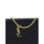 Saint Laurent svart lam Ovis Aries Aries skulderveske