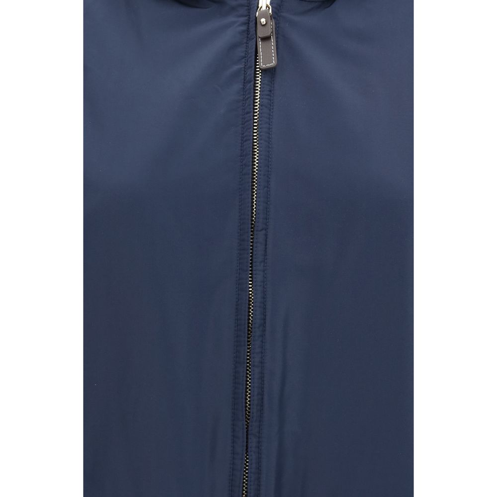 Blå trenchcoat i polyester fra Max Mara