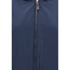 Blå trenchcoat i polyester fra Max Mara