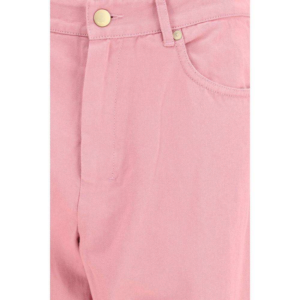 Max Mara Uformelle Bukser i Flerfarget Bomull