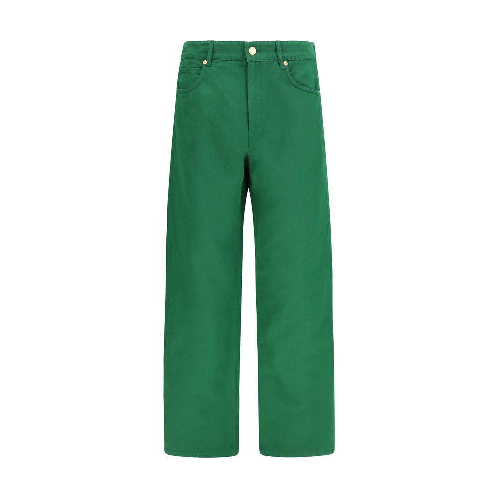 Max Mara tofargede uformelle bukser i bomull