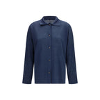 Blå lincardigan fra Max Mara