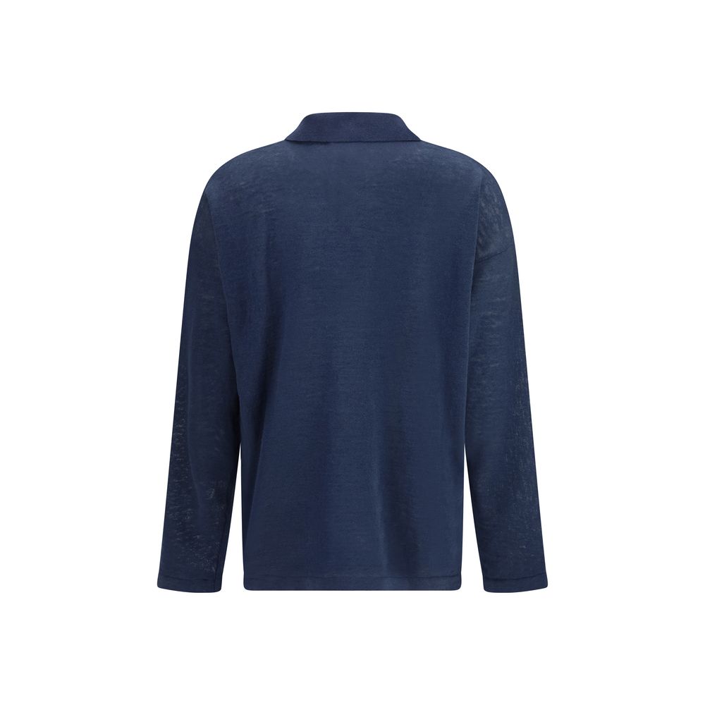 Blå lincardigan fra Max Mara