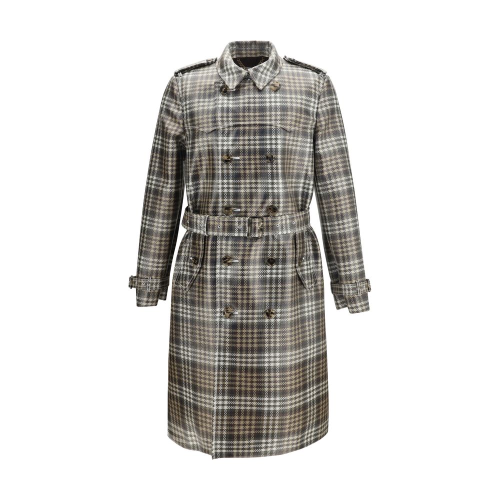 Burberry brun polyesterfrakk