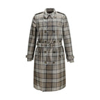 Burberry brun polyesterfrakk