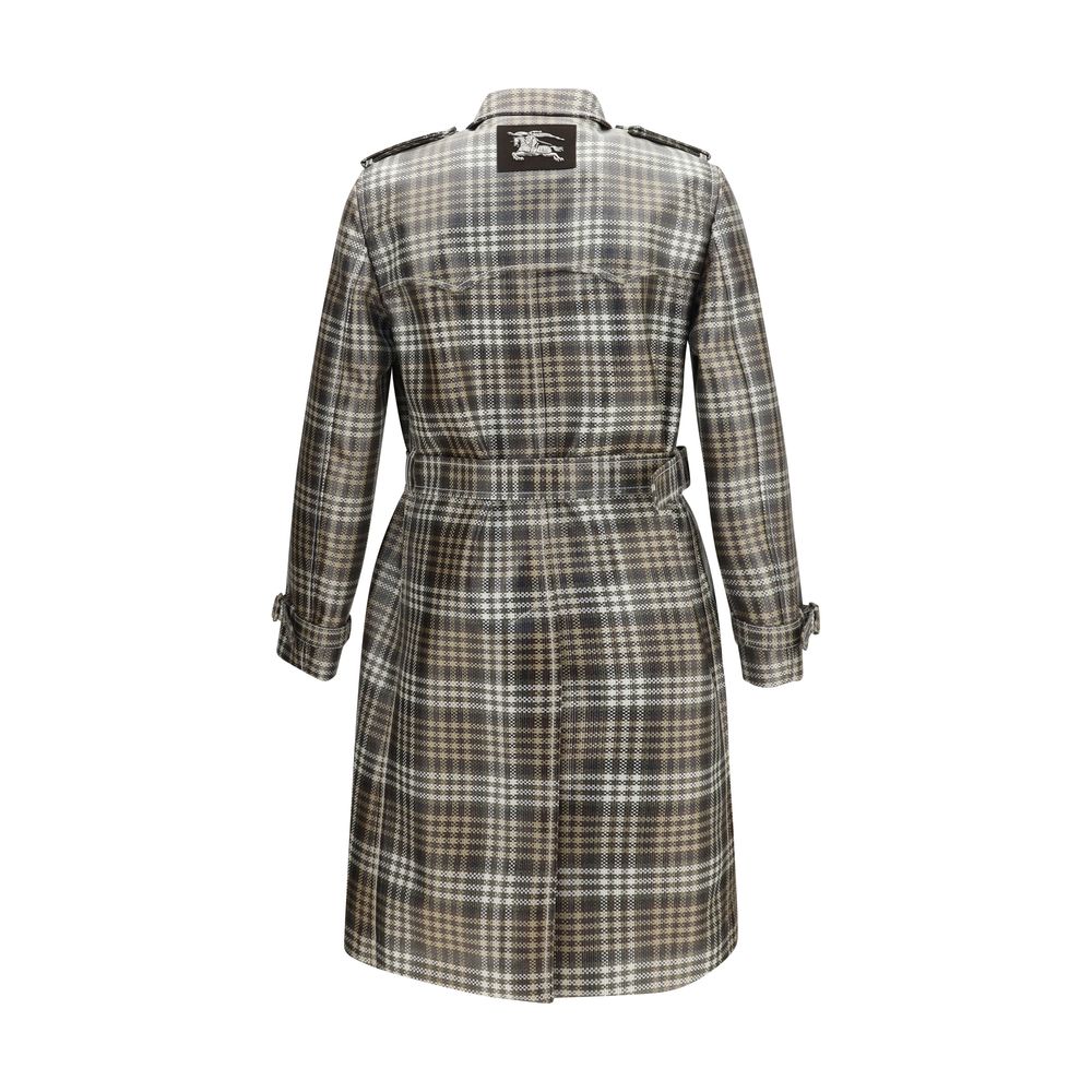 Burberry brun polyesterfrakk