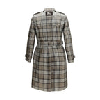 Burberry brun polyesterfrakk