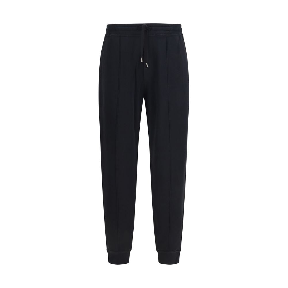Brunello Cucinelli Svarte joggebukser i bomull (treningsbukser)