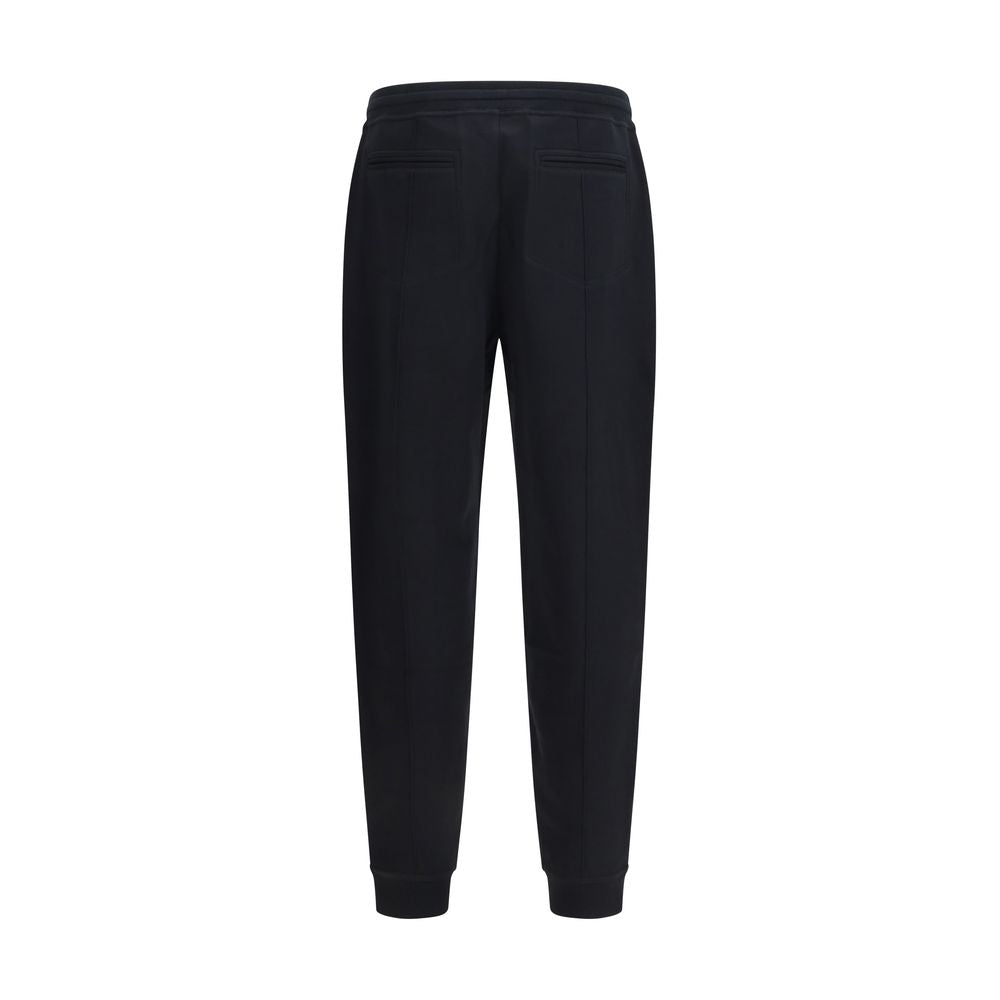 Brunello Cucinelli Svarte joggebukser i bomull (treningsbukser)