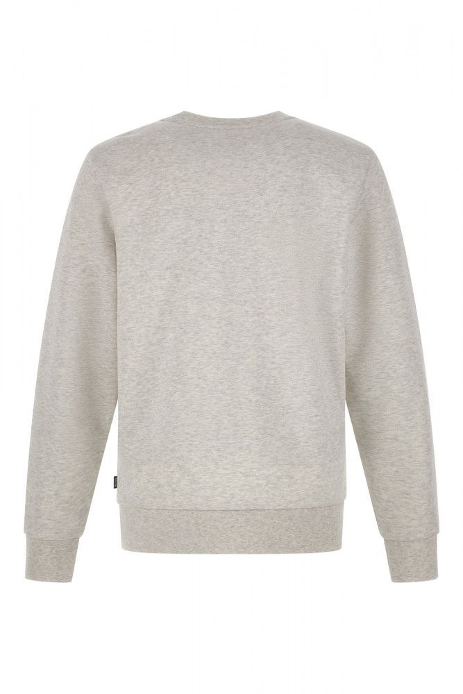 Hugo Boss grå bomullsgenser med logodetaljer
