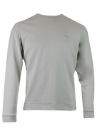 Hugo Boss Beige bomullsgenser med rund hals