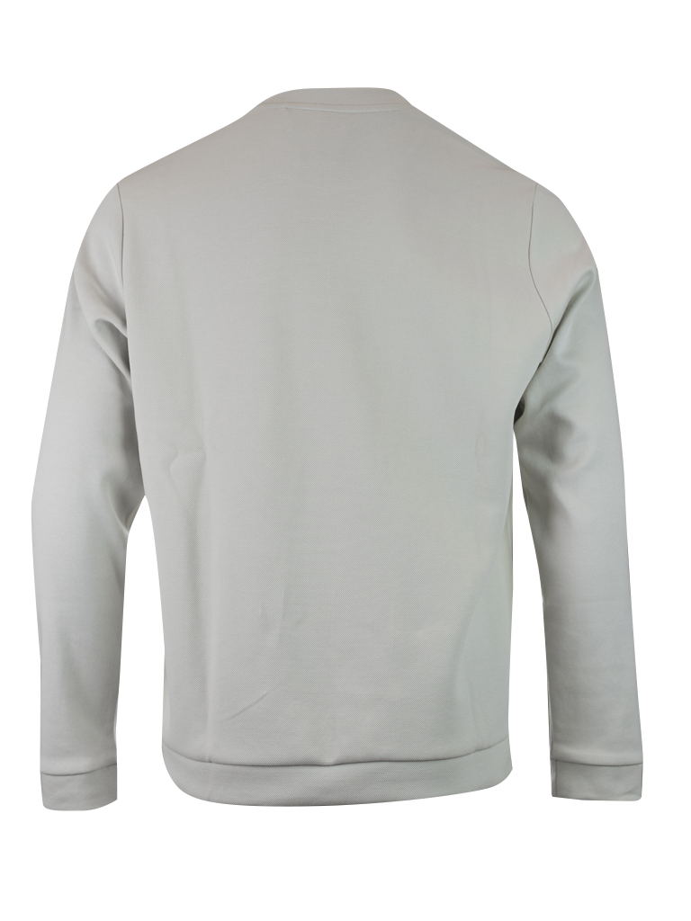 Hugo Boss Beige bomullsgenser med rund hals