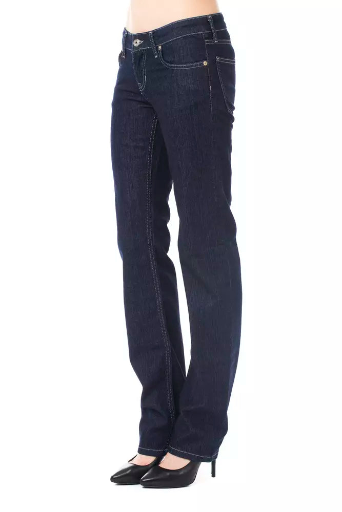 Ungaro Fever Blue Cotton Jeans til dame