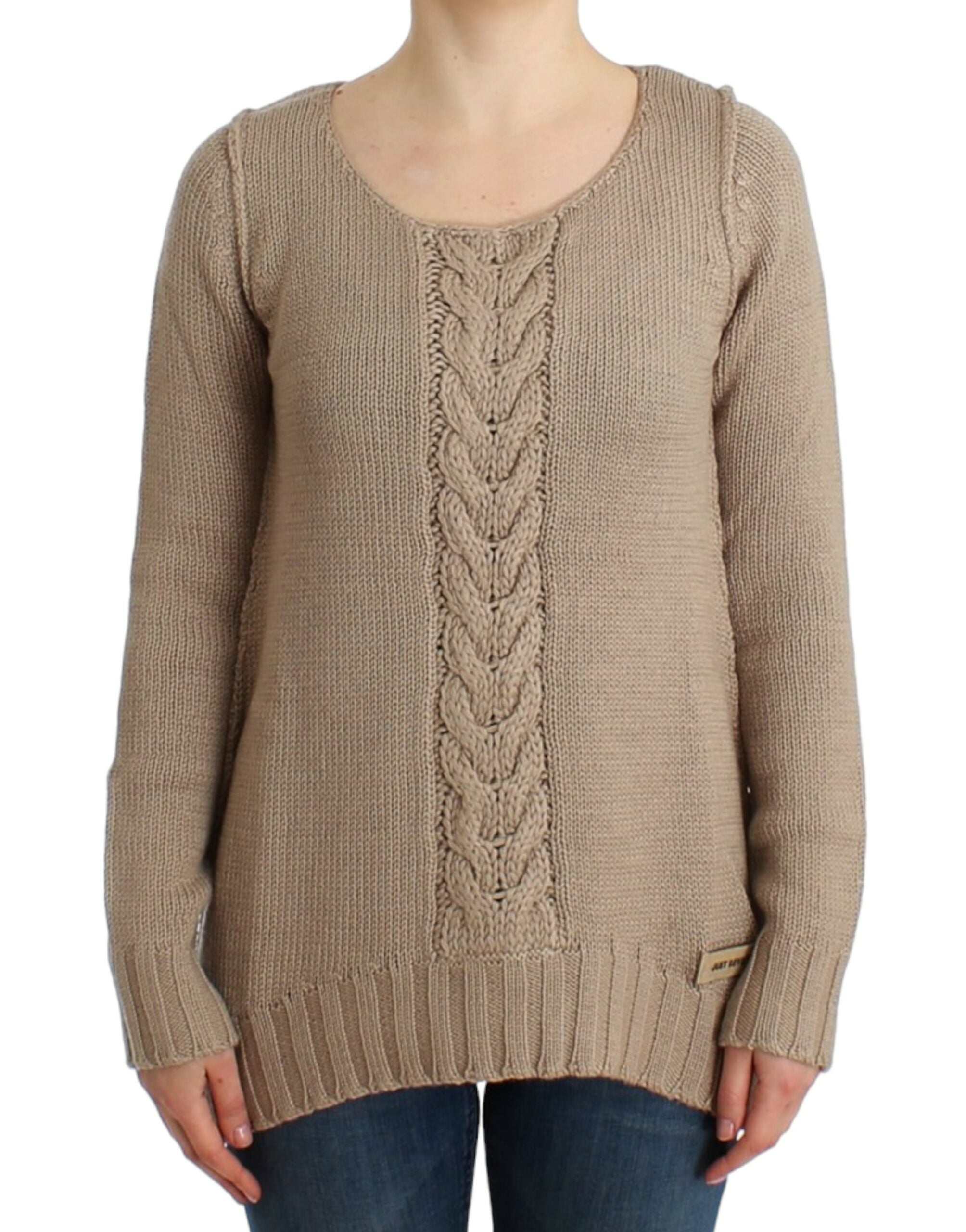 Cavalli Beige strikket ullgenser