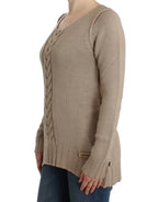 Cavalli Beige strikket ullgenser