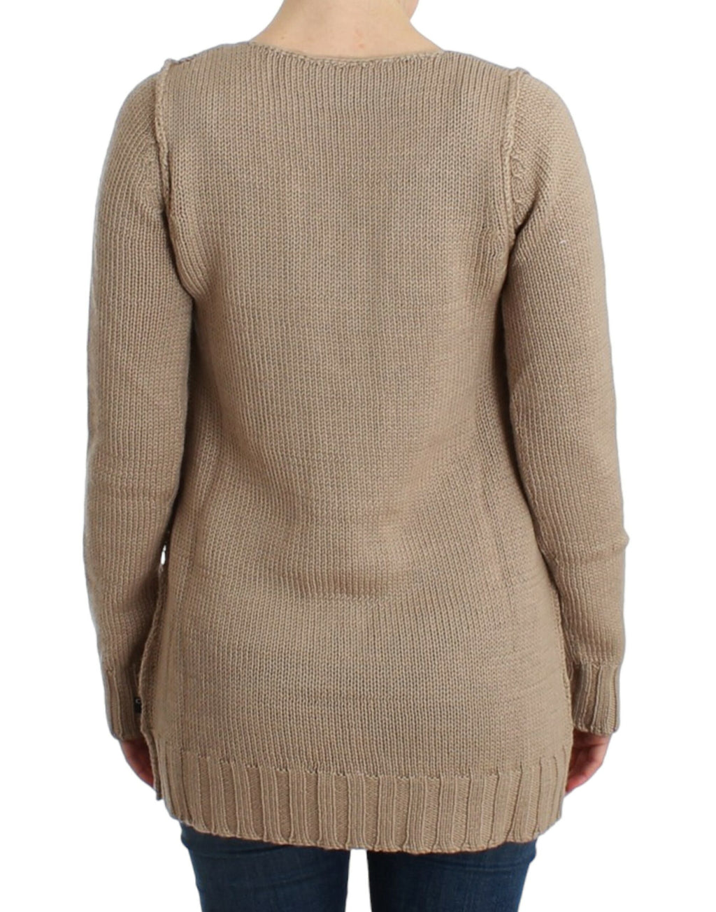 Cavalli Beige strikket ullgenser