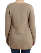 Cavalli Beige strikket ullgenser